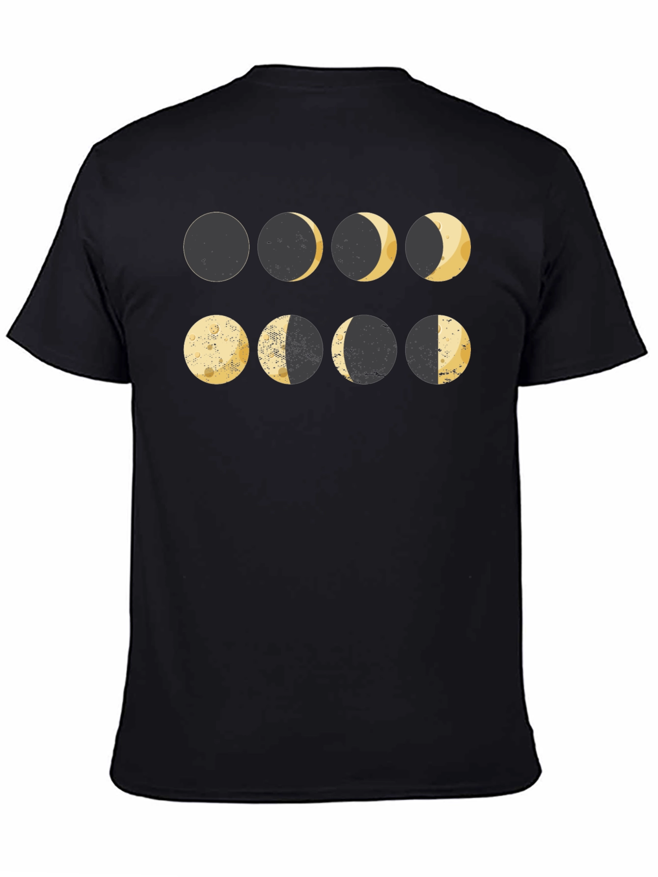 Lunar Phase Graphic T-Shirt - Astronomy Inspired Tee