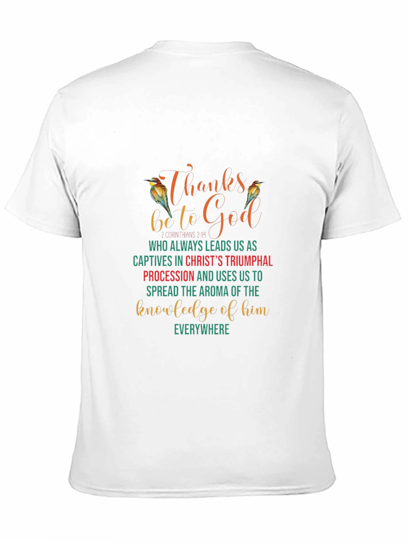 Thanks Be To God Christian Graphic Tee