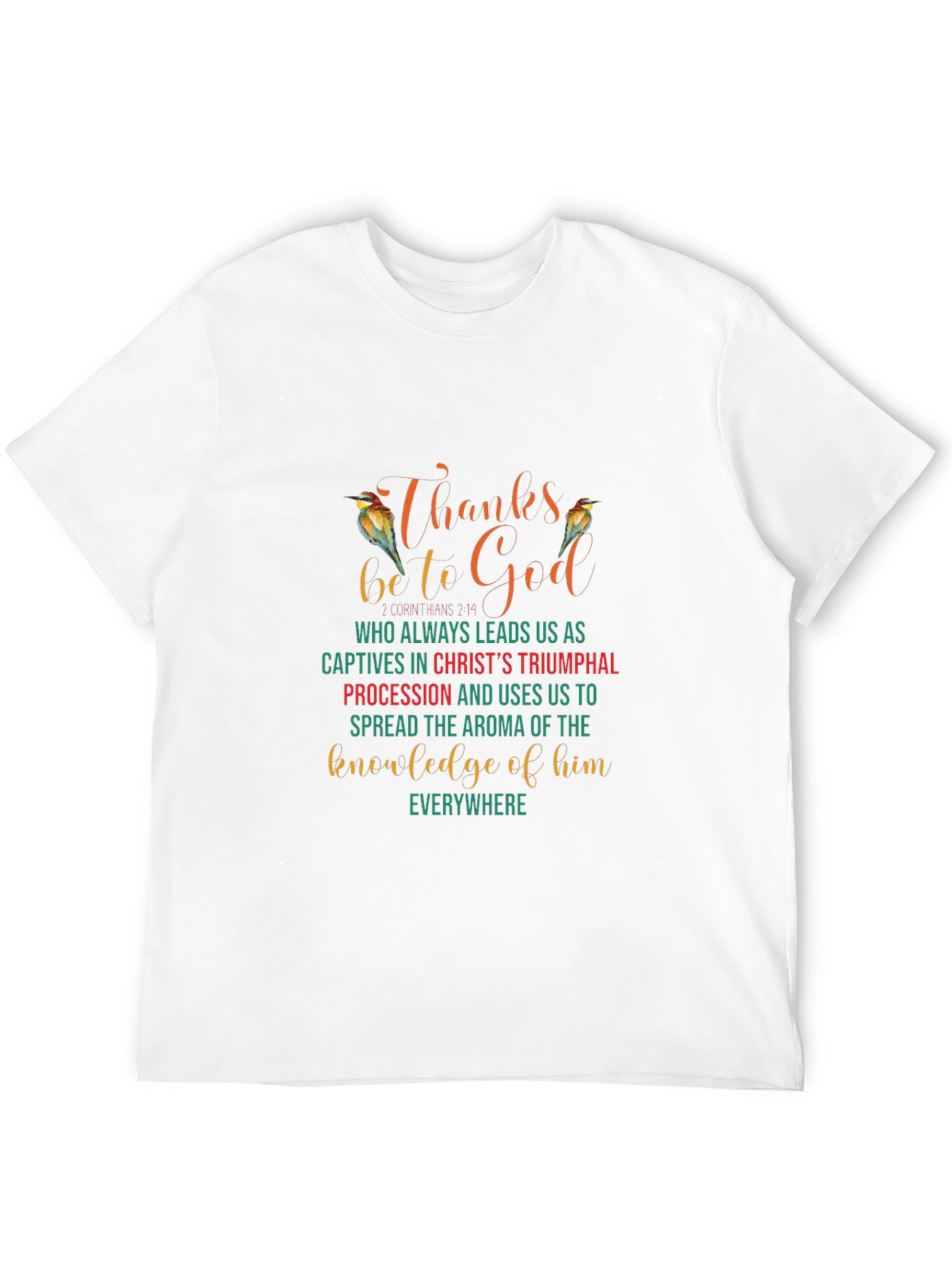 Thanks Be To God Christian Graphic Tee