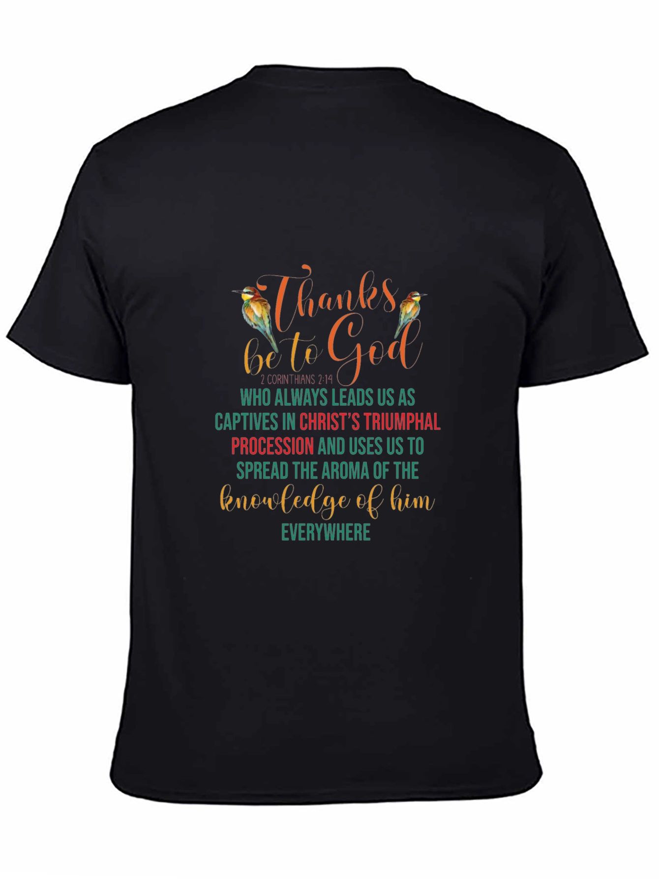 Thanks Be To God Christian Graphic Tee