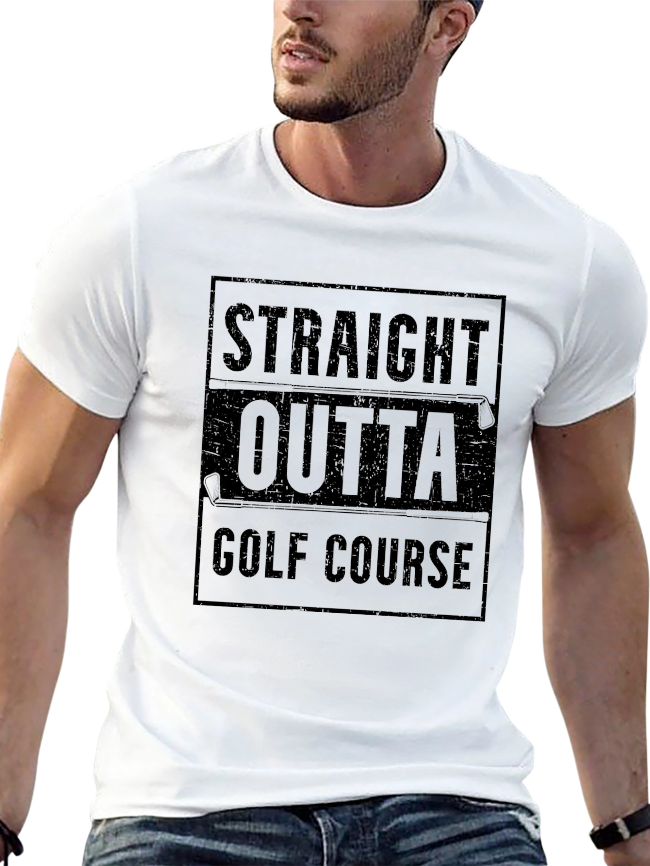 Straight Outta Golf Course Tee