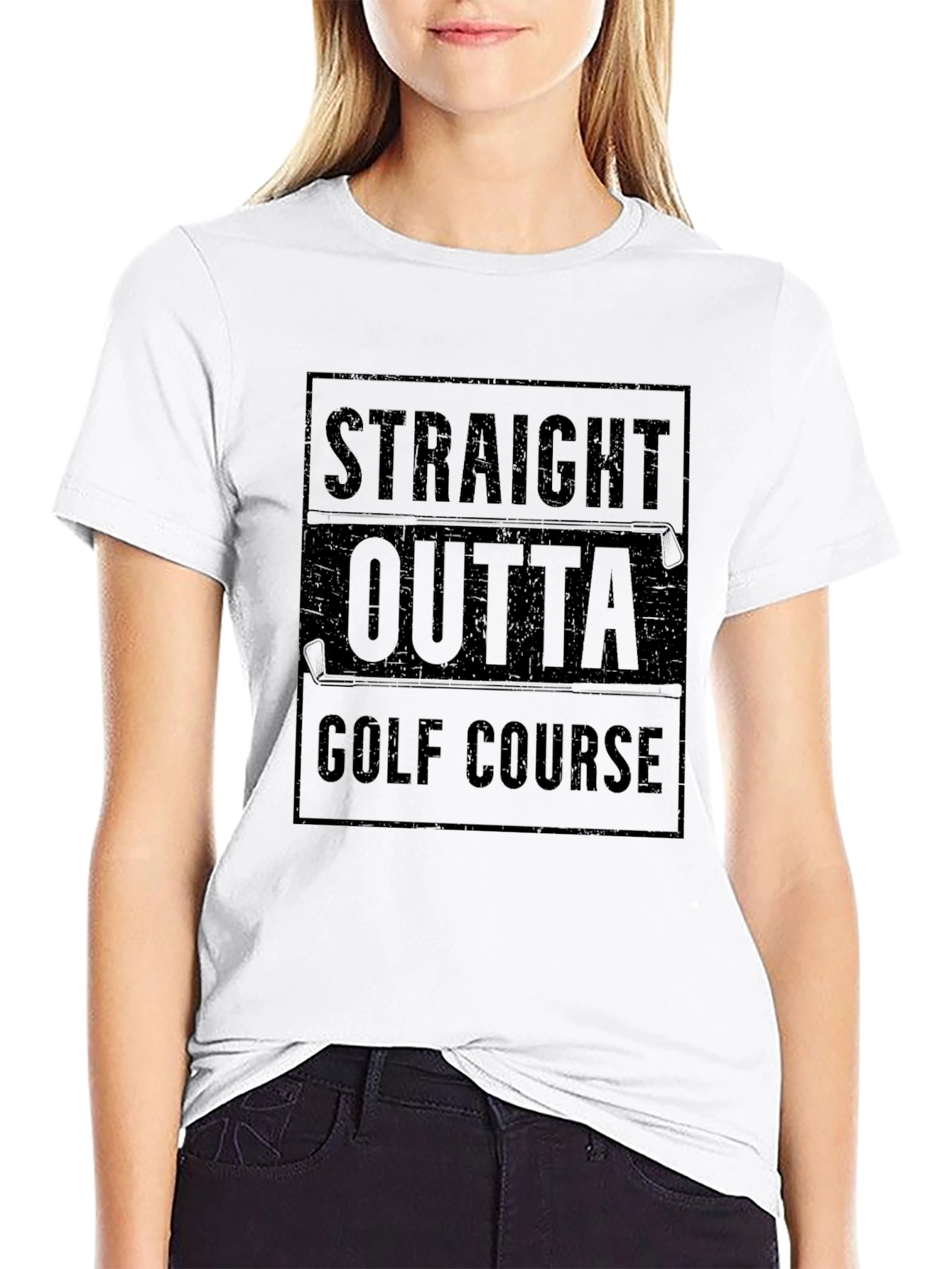 Straight Outta Golf Course Tee