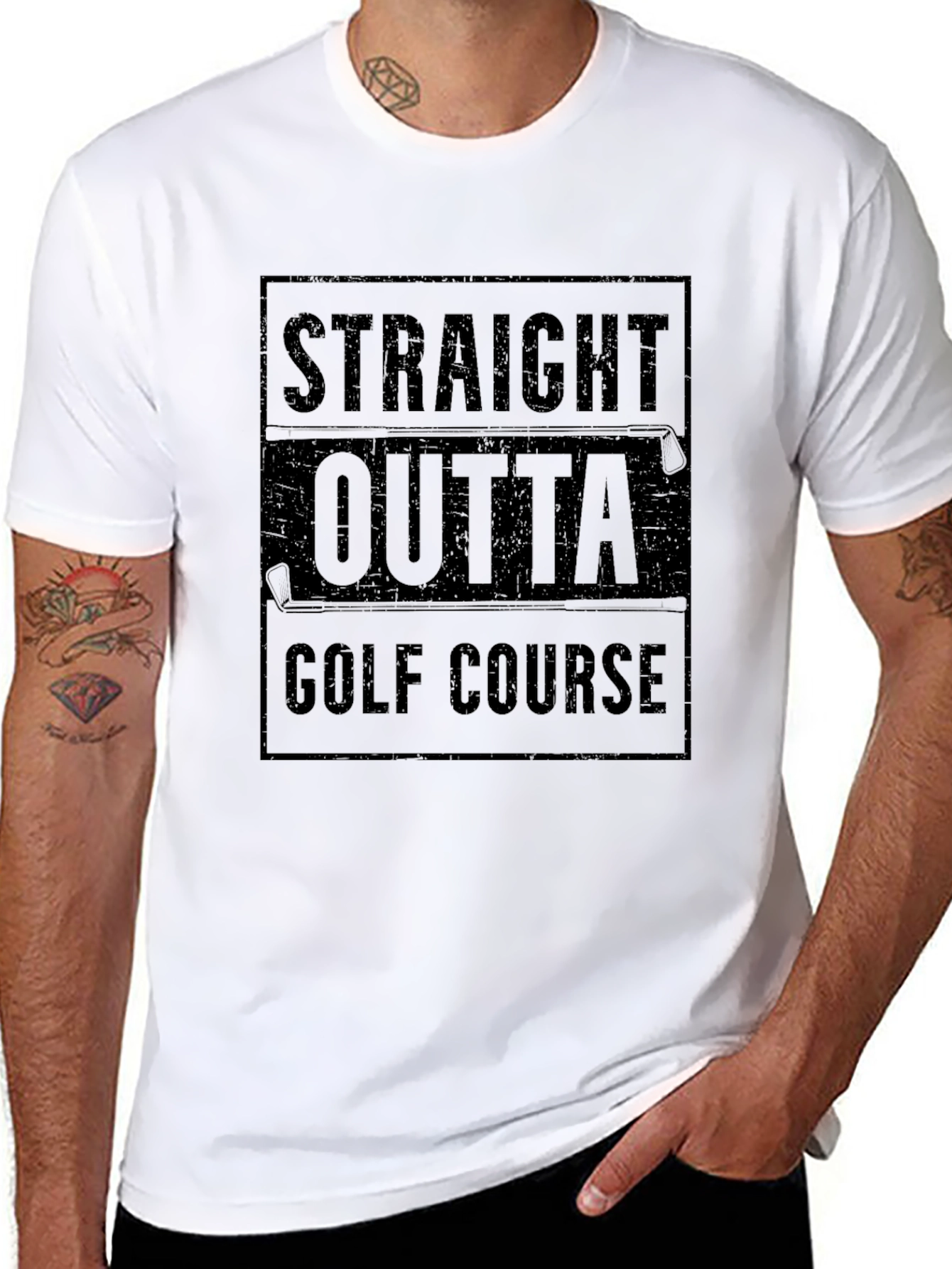 Straight Outta Golf Course Tee