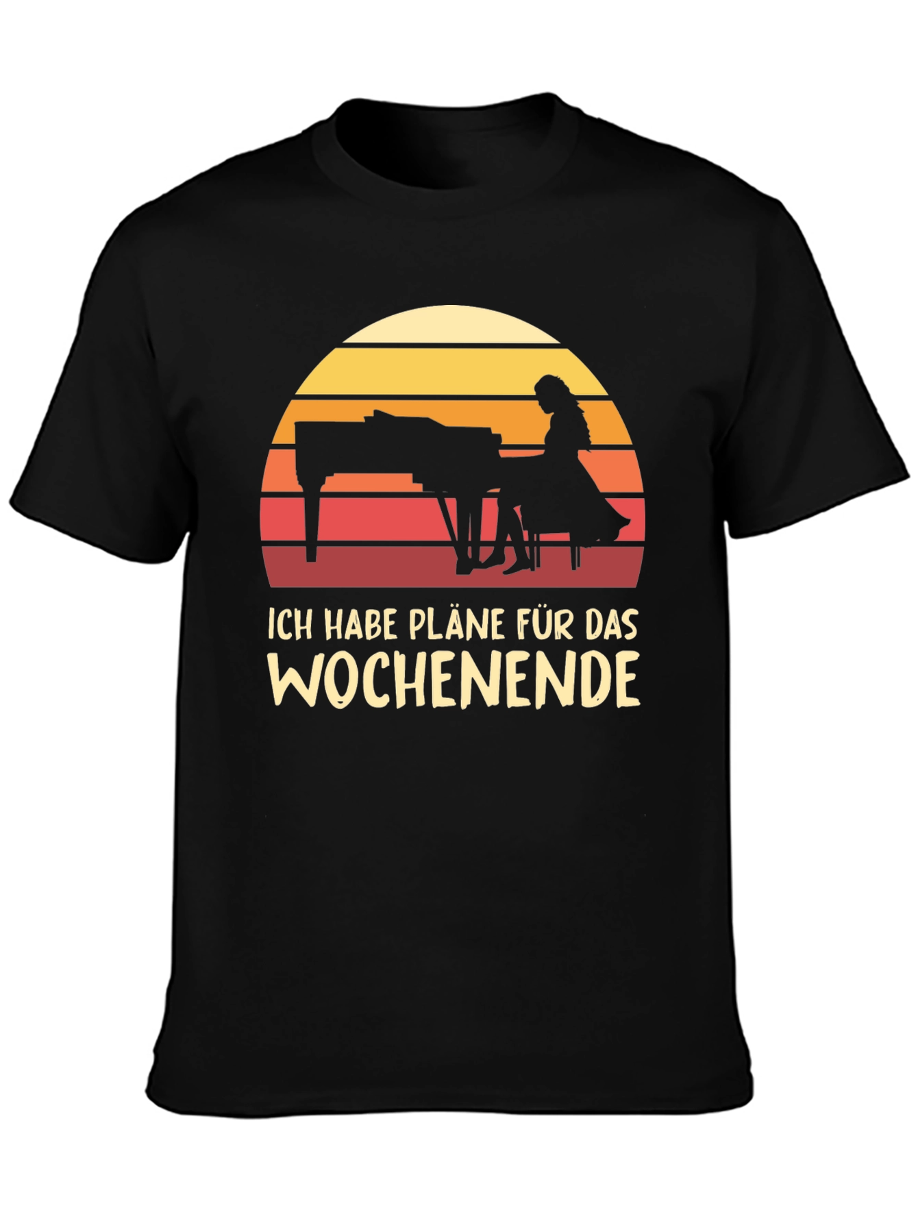 Piano Weekend Plans T-Shirt - Music Lover Tee