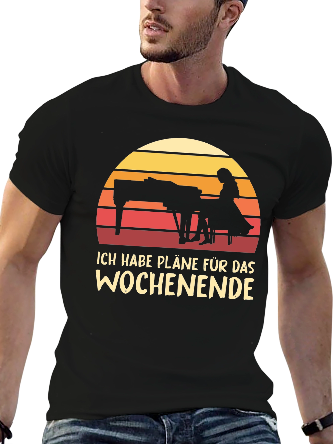 Piano Weekend Plans T-Shirt - Music Lover Tee