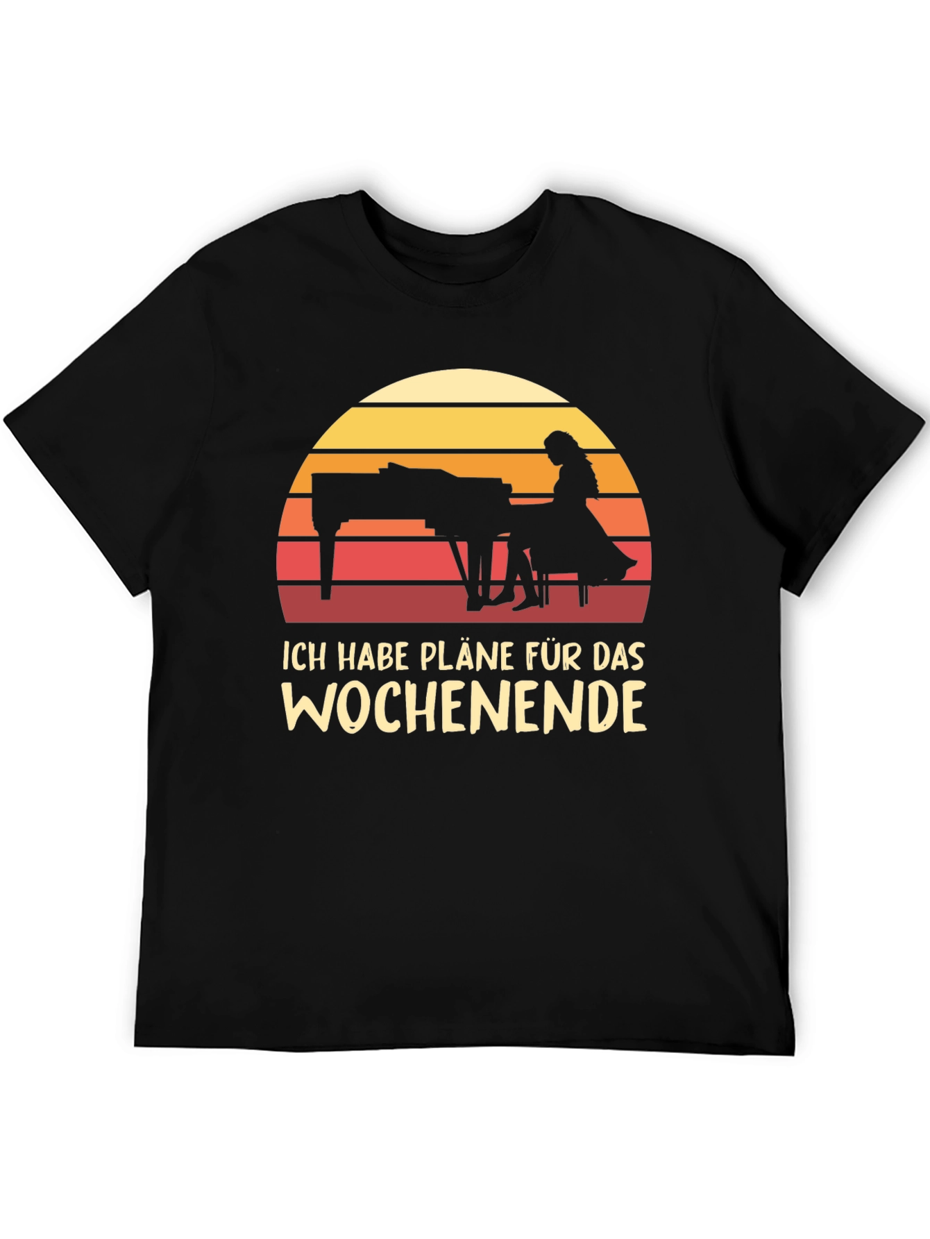 Piano Weekend Plans T-Shirt - Music Lover Tee