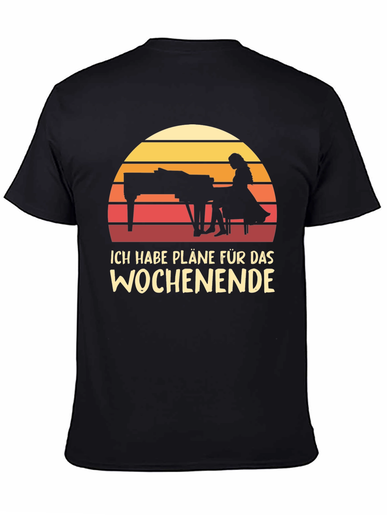 Piano Weekend Plans T-Shirt - Music Lover Tee