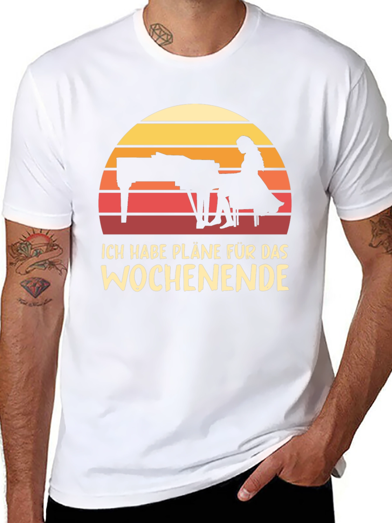 Piano Weekend Plans T-Shirt - Music Lover Tee