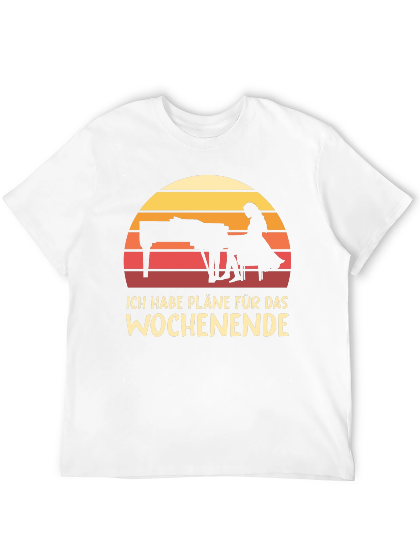 Piano Weekend Plans T-Shirt - Music Lover Tee