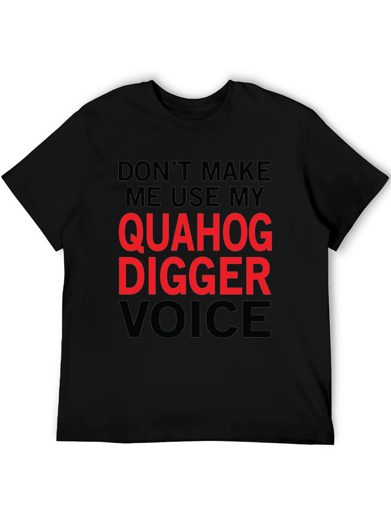 Quahog Digger Voice Graphic T-Shirt