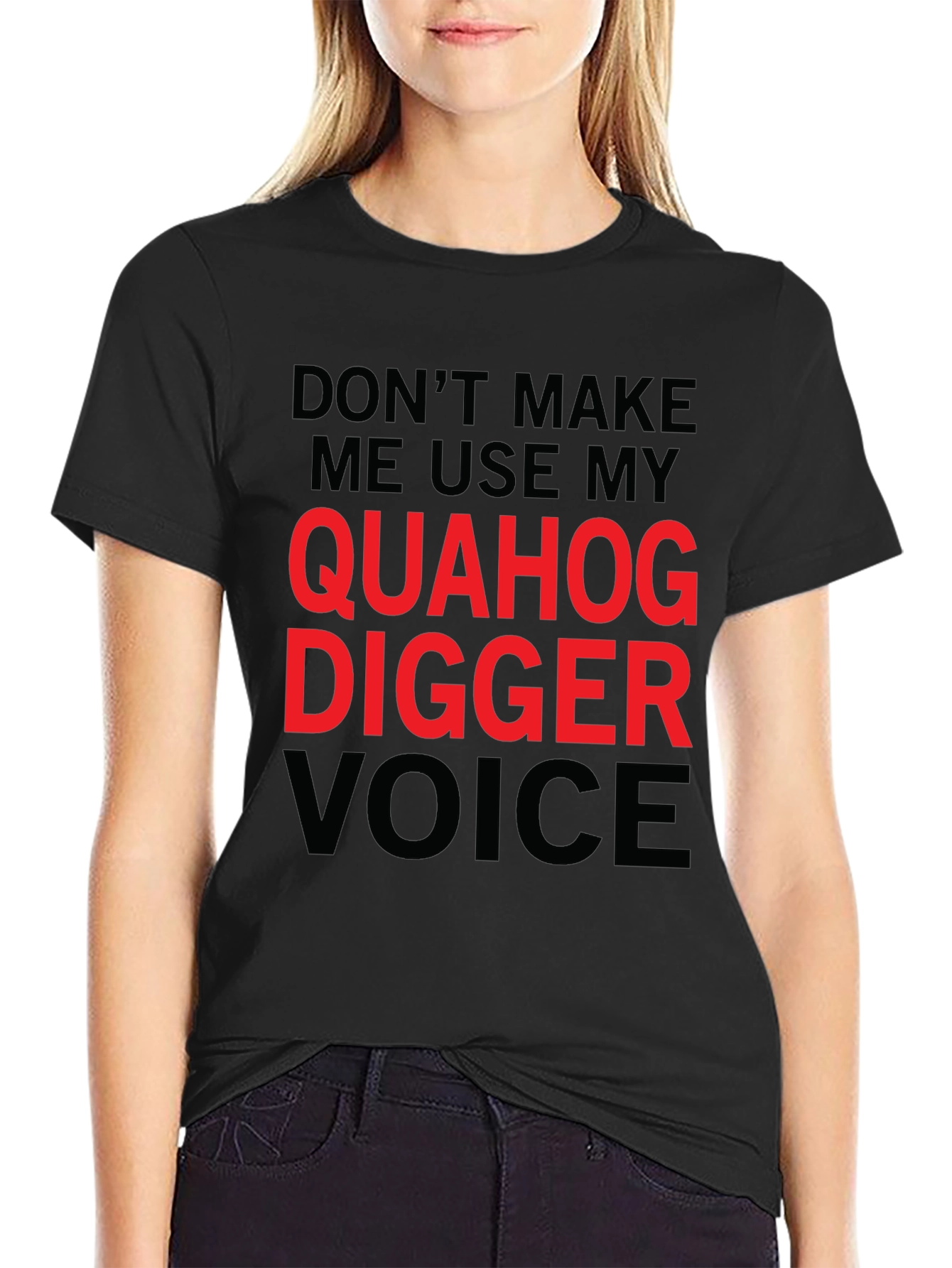 Quahog Digger Voice Graphic T-Shirt