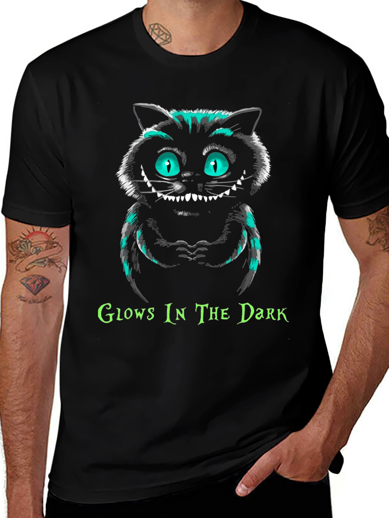Glow in the Dark Cheshire Cat T-Shirt