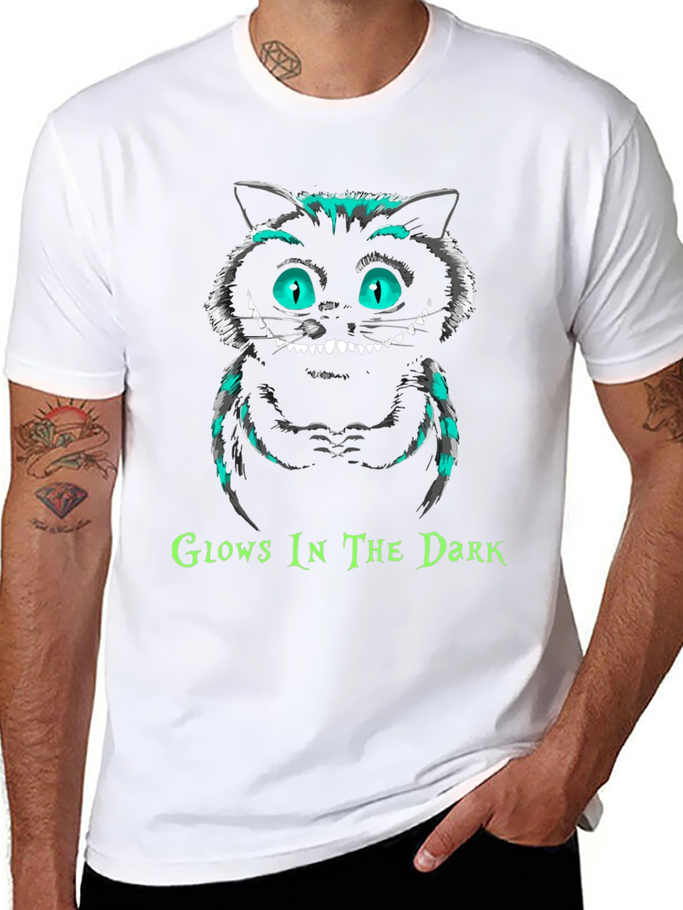 Glow in the Dark Cheshire Cat T-Shirt
