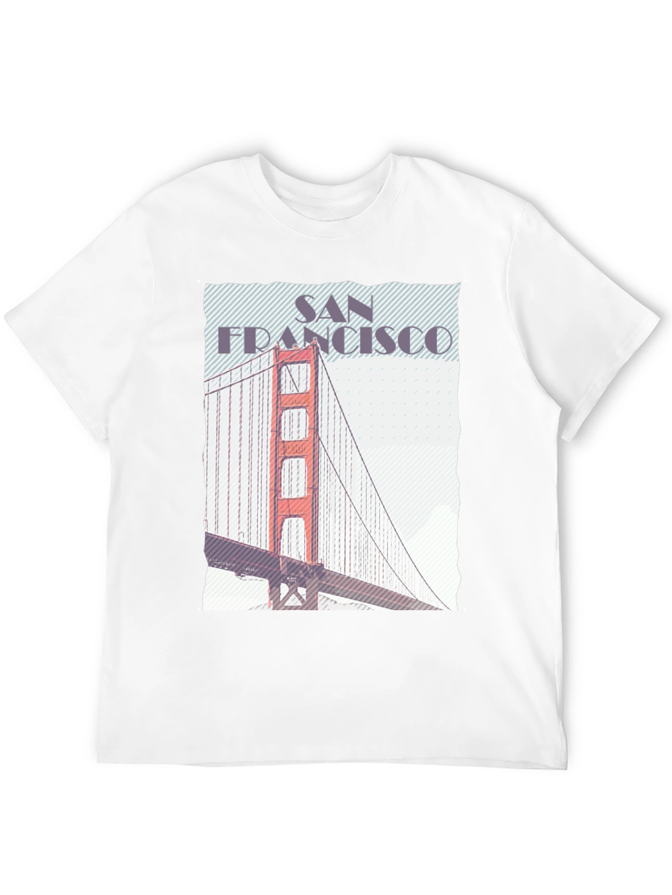 San Francisco Bridge Graphic Tee - Black