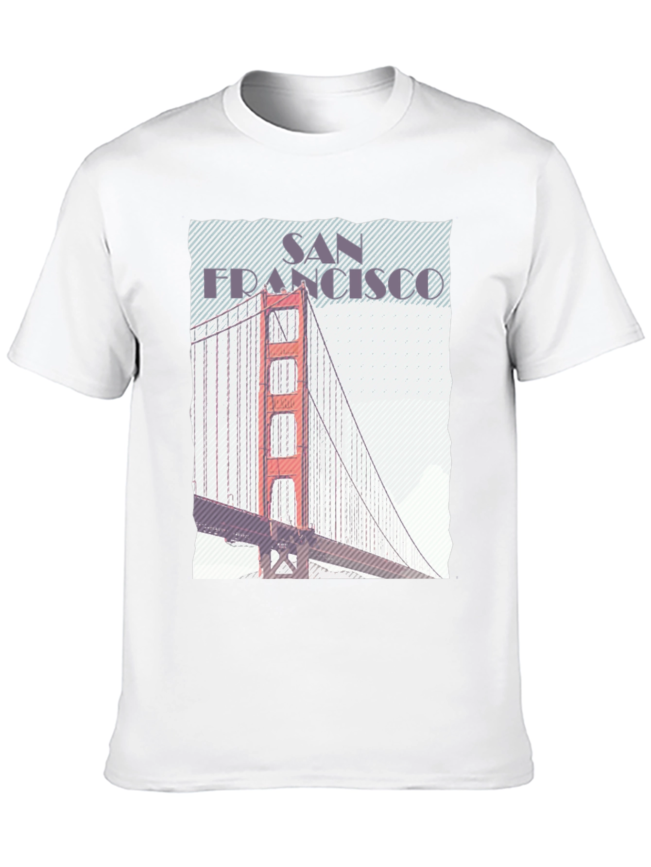 San Francisco Bridge Graphic Tee - Black