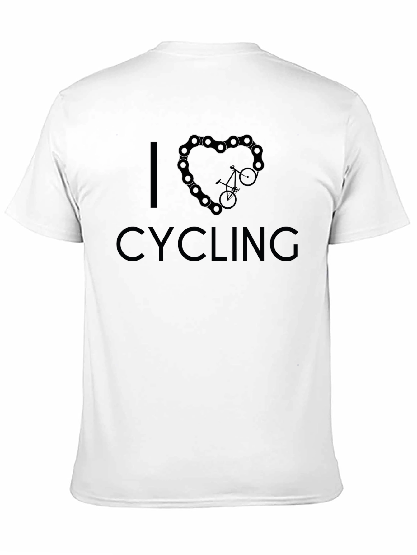 I Heart Cycling Black T-Shirt