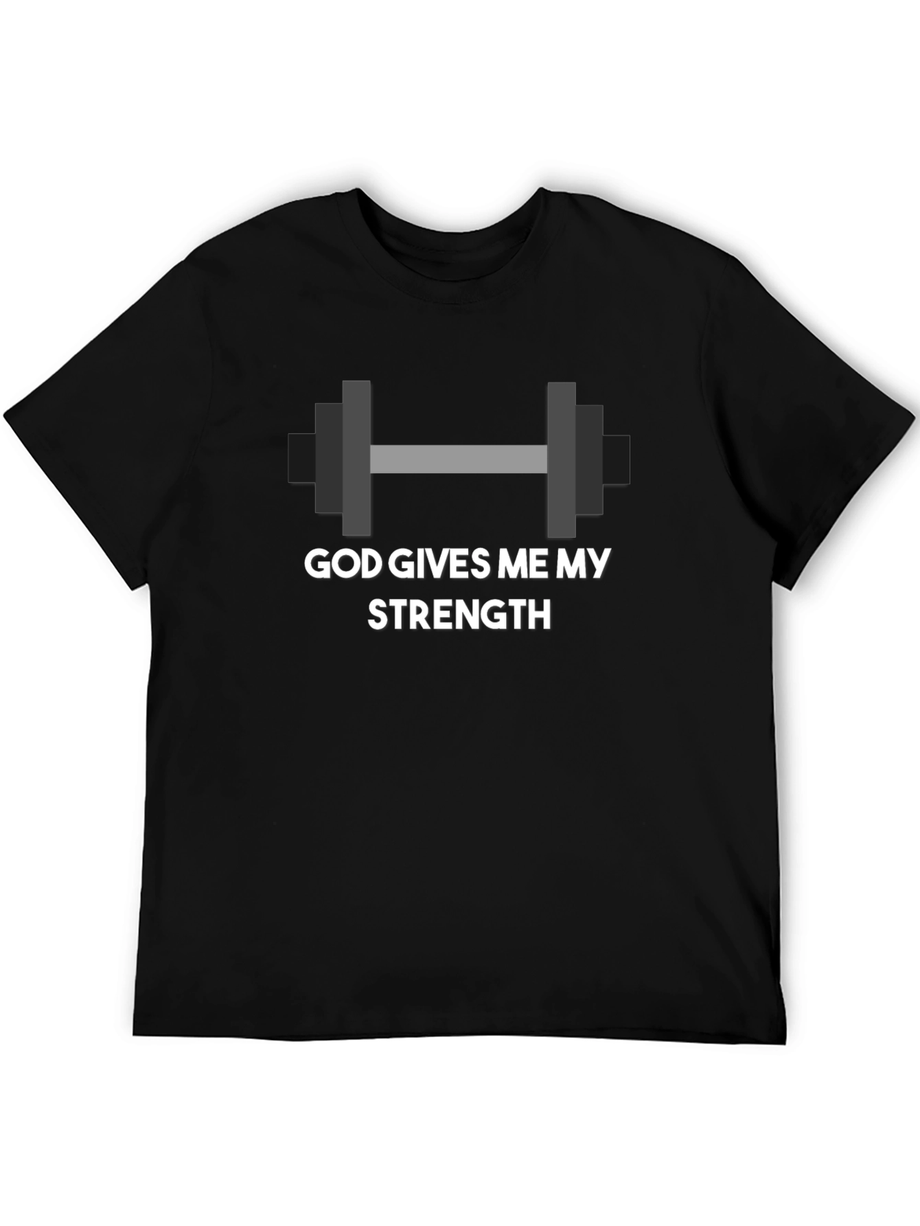 God Gives Me My Strength Graphic Tee