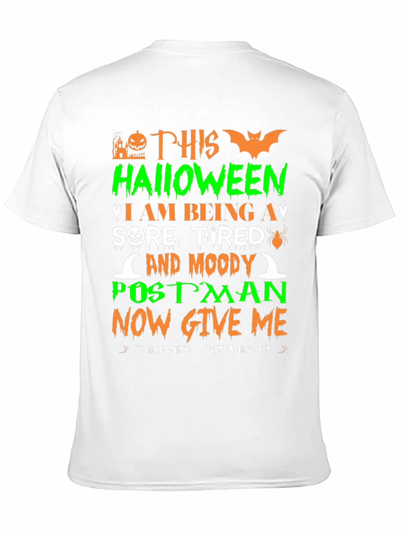 Halloween Postman Funny T-Shirt
