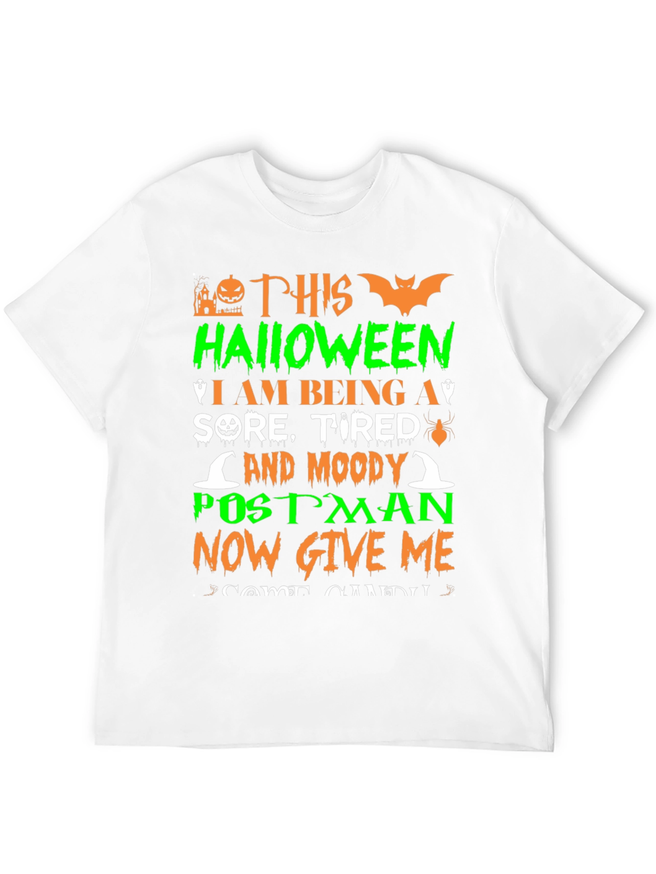 Halloween Postman Funny T-Shirt
