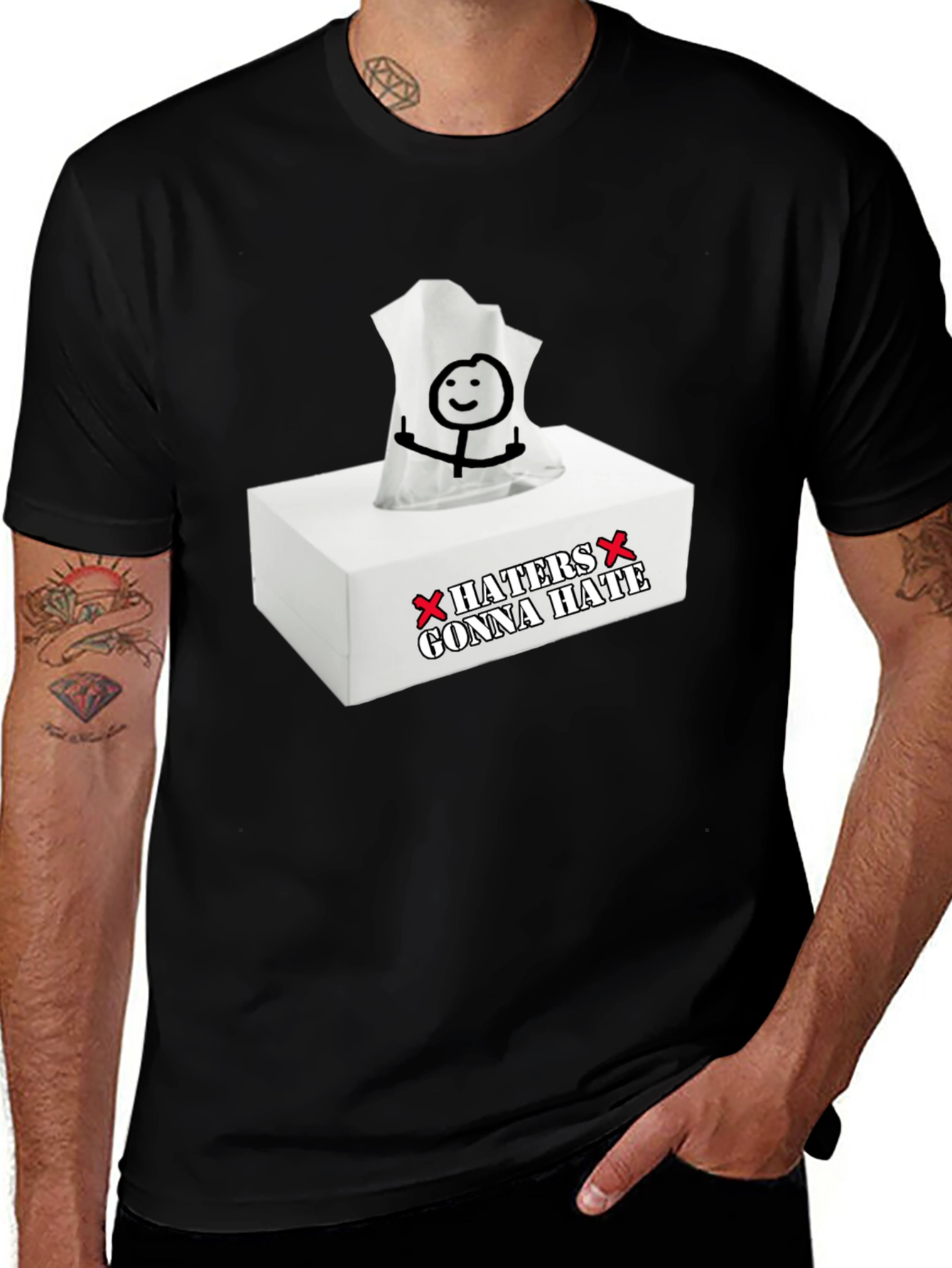 Haters Gonna Hate Funny Graphic Tee