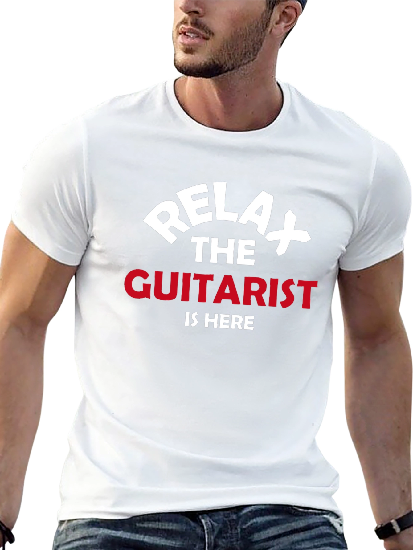 Relax The Guitarist is Here - Graphic Tee