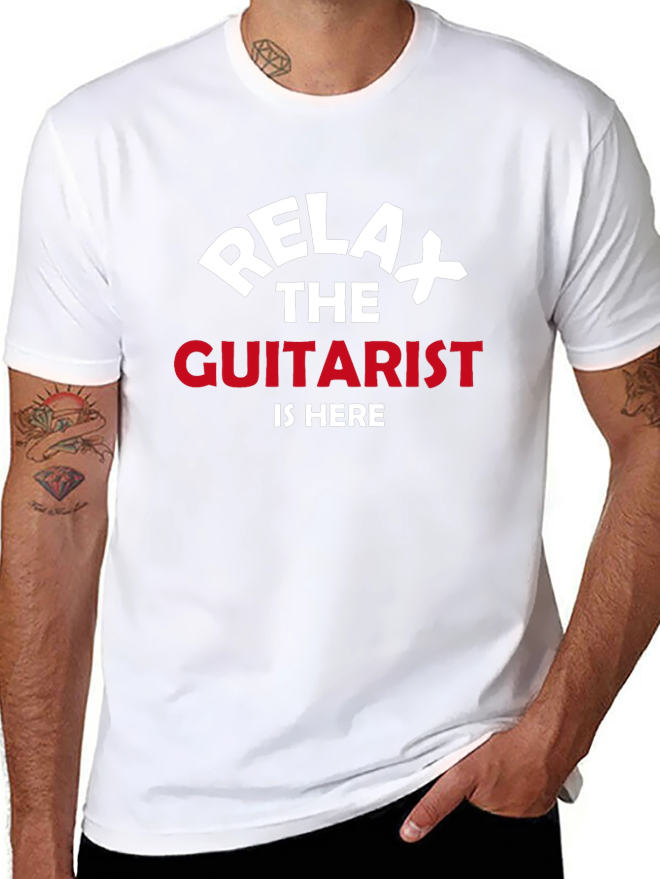 Relax The Guitarist is Here - Graphic Tee