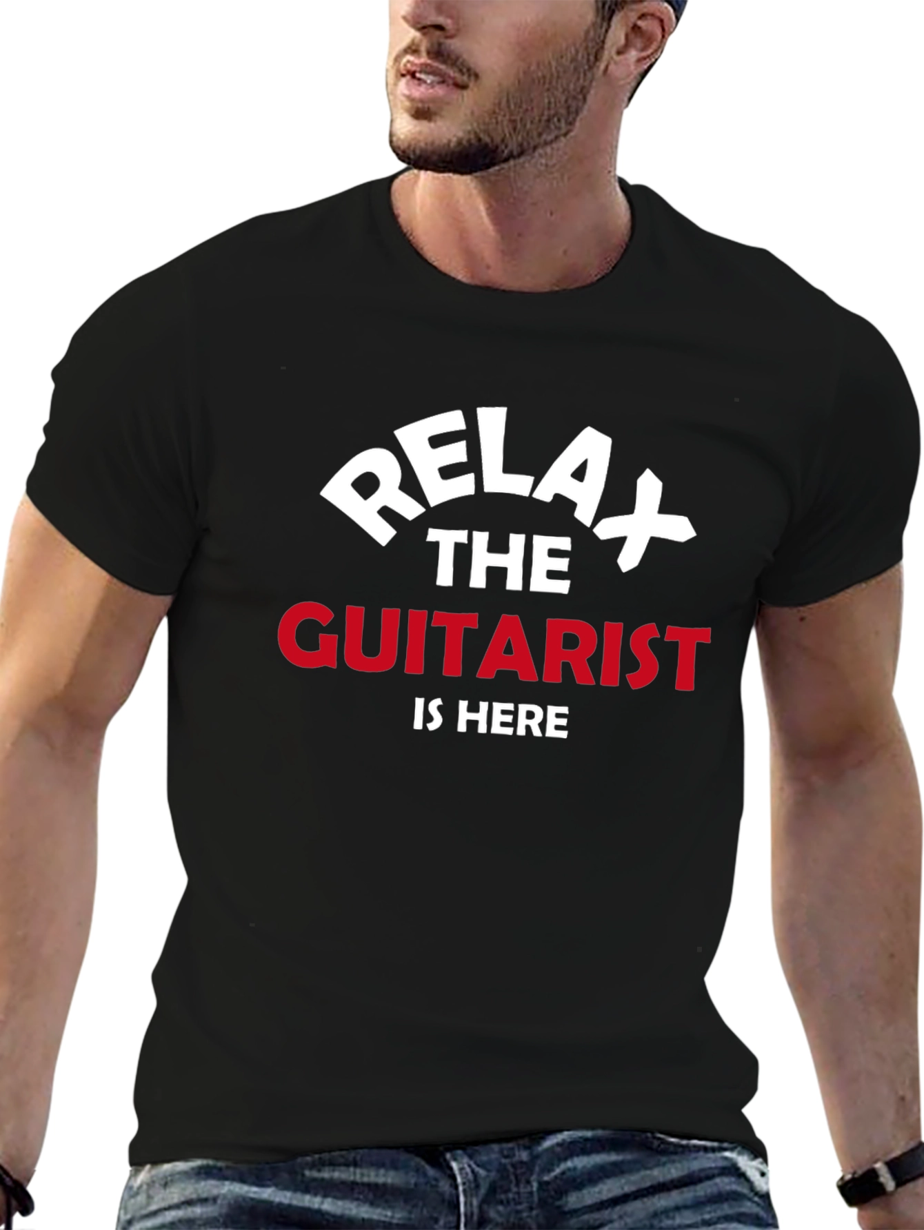 Relax The Guitarist is Here - Graphic Tee