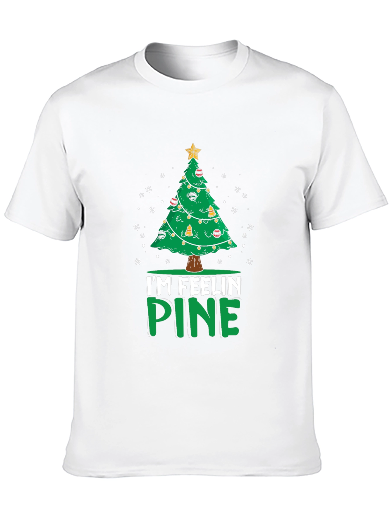 Im Feelin Pine Christmas Tree Graphic Tee