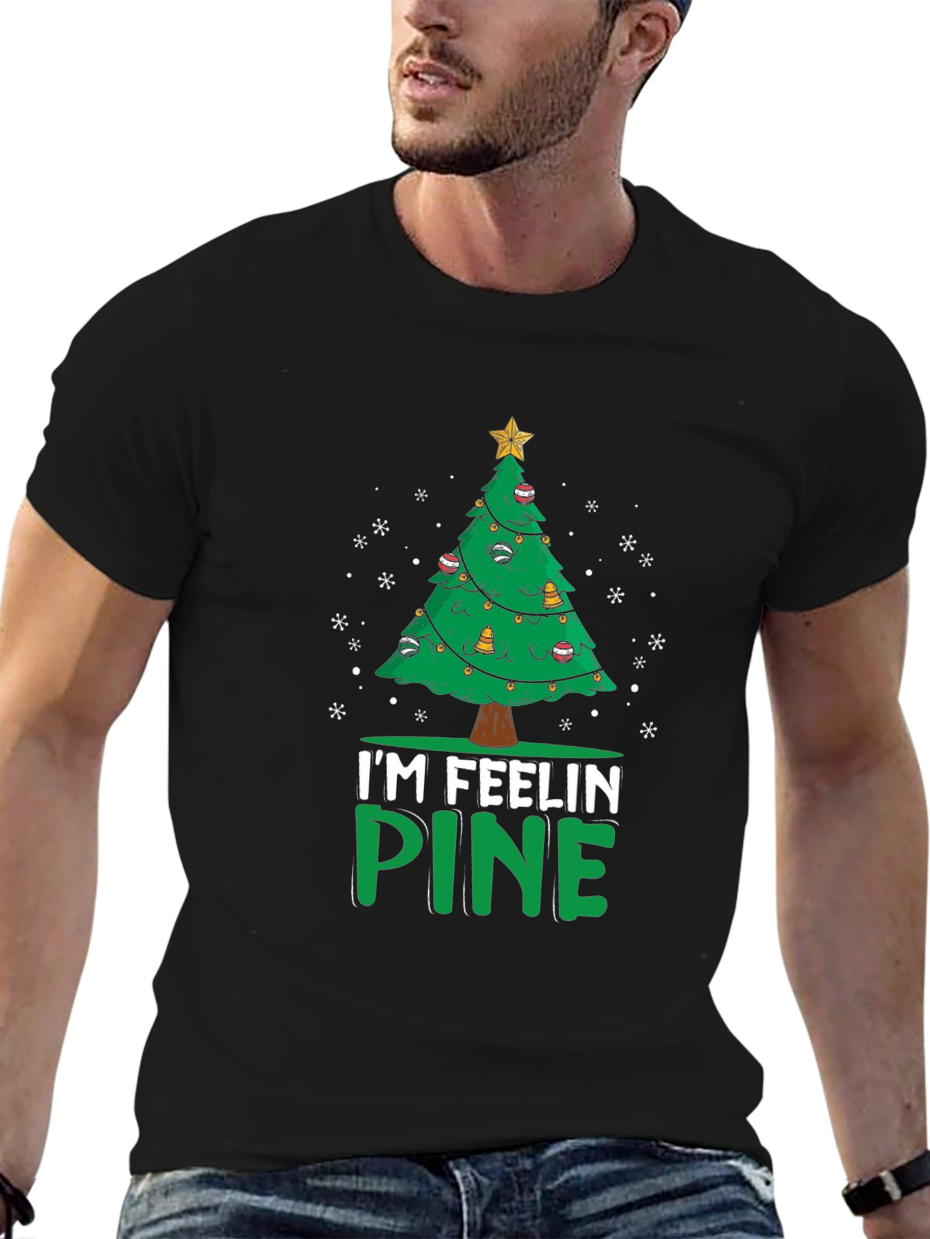 Im Feelin Pine Christmas Tree Graphic Tee