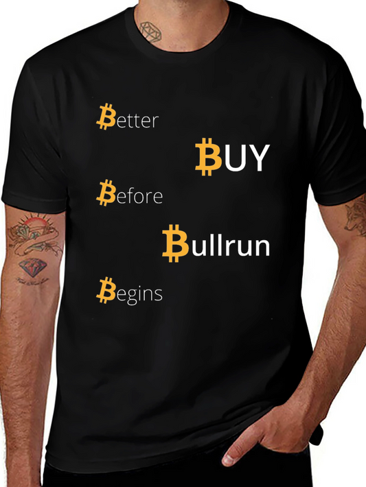 Bitcoin Cryptocurrency T-Shirt - Buy Before Bullrun!