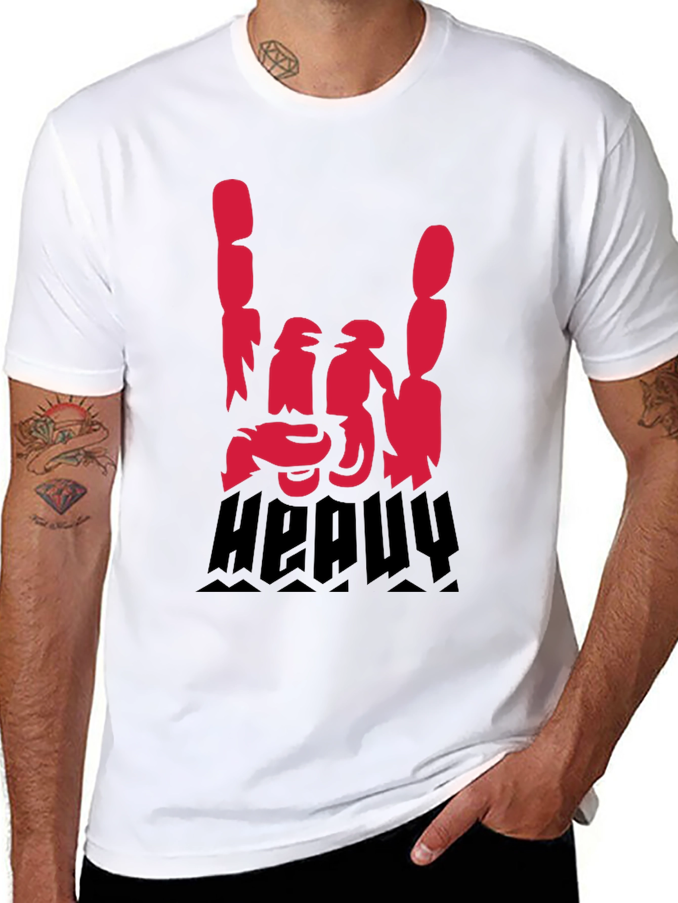 Heavy Metal Hand Rock Tee