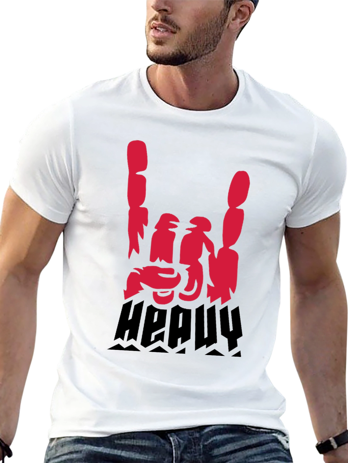 Heavy Metal Hand Rock Tee