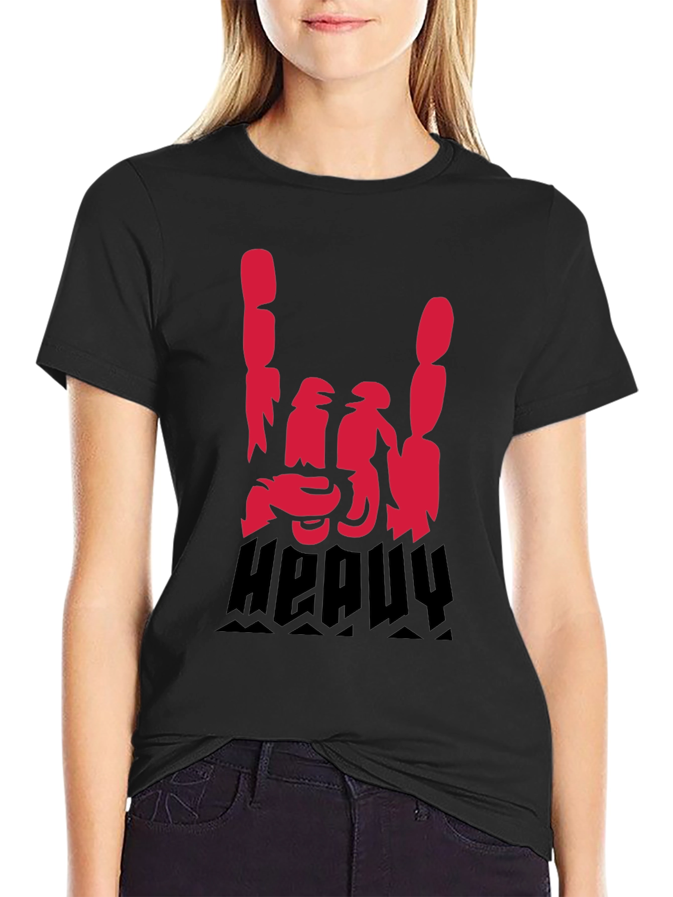 Heavy Metal Hand Rock Tee