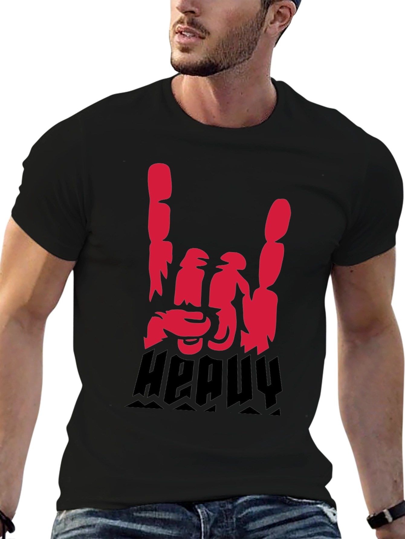 Heavy Metal Hand Rock Tee