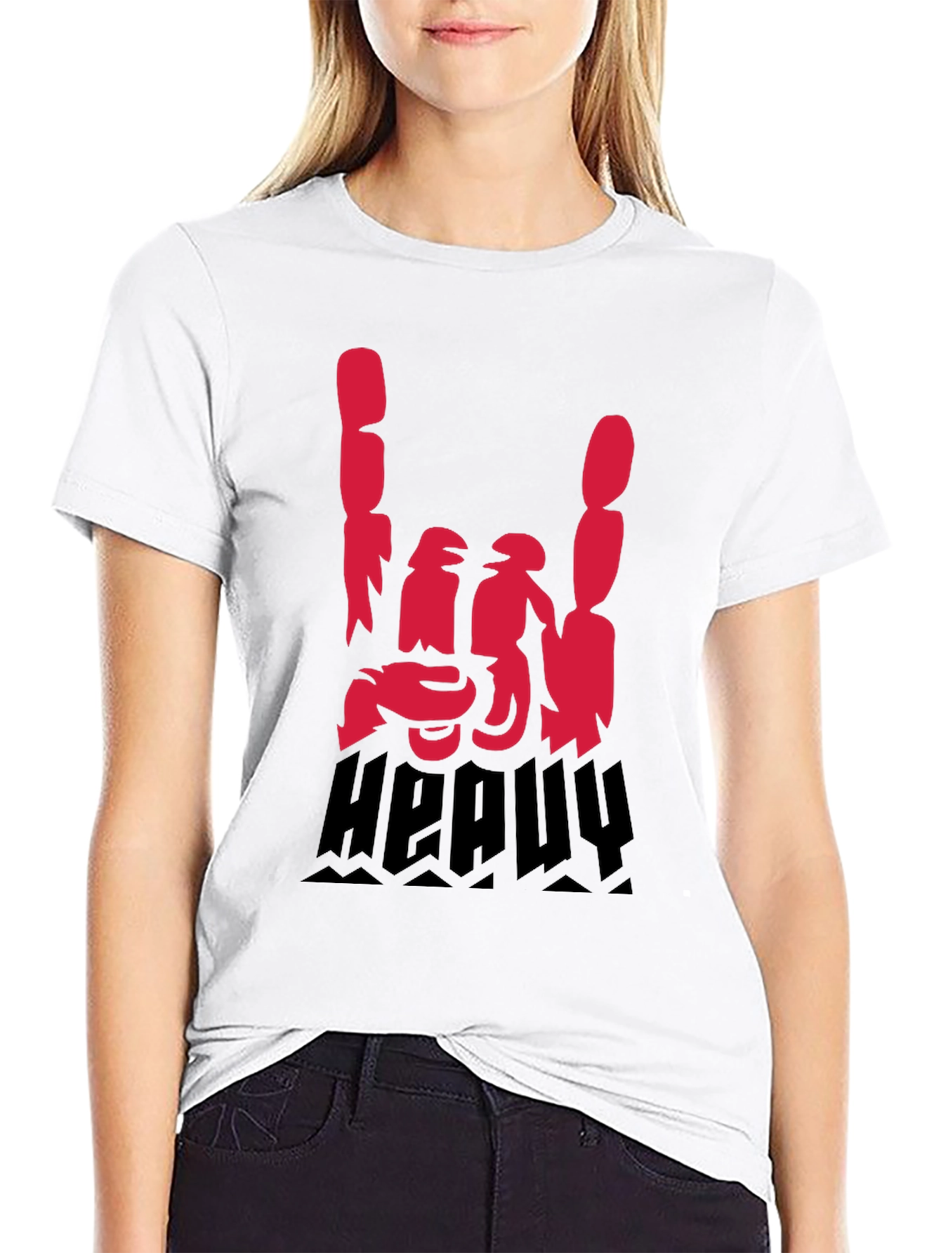Heavy Metal Hand Rock Tee
