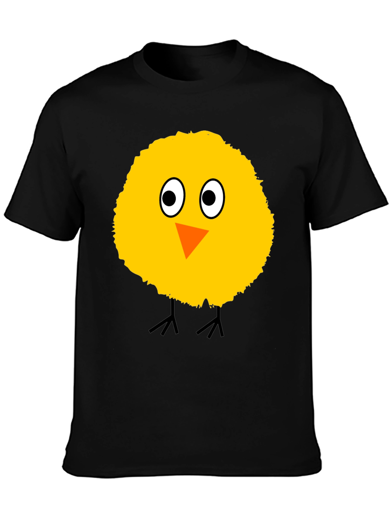 Cute Chick Graphic Tee - Unisex Black T-Shirt