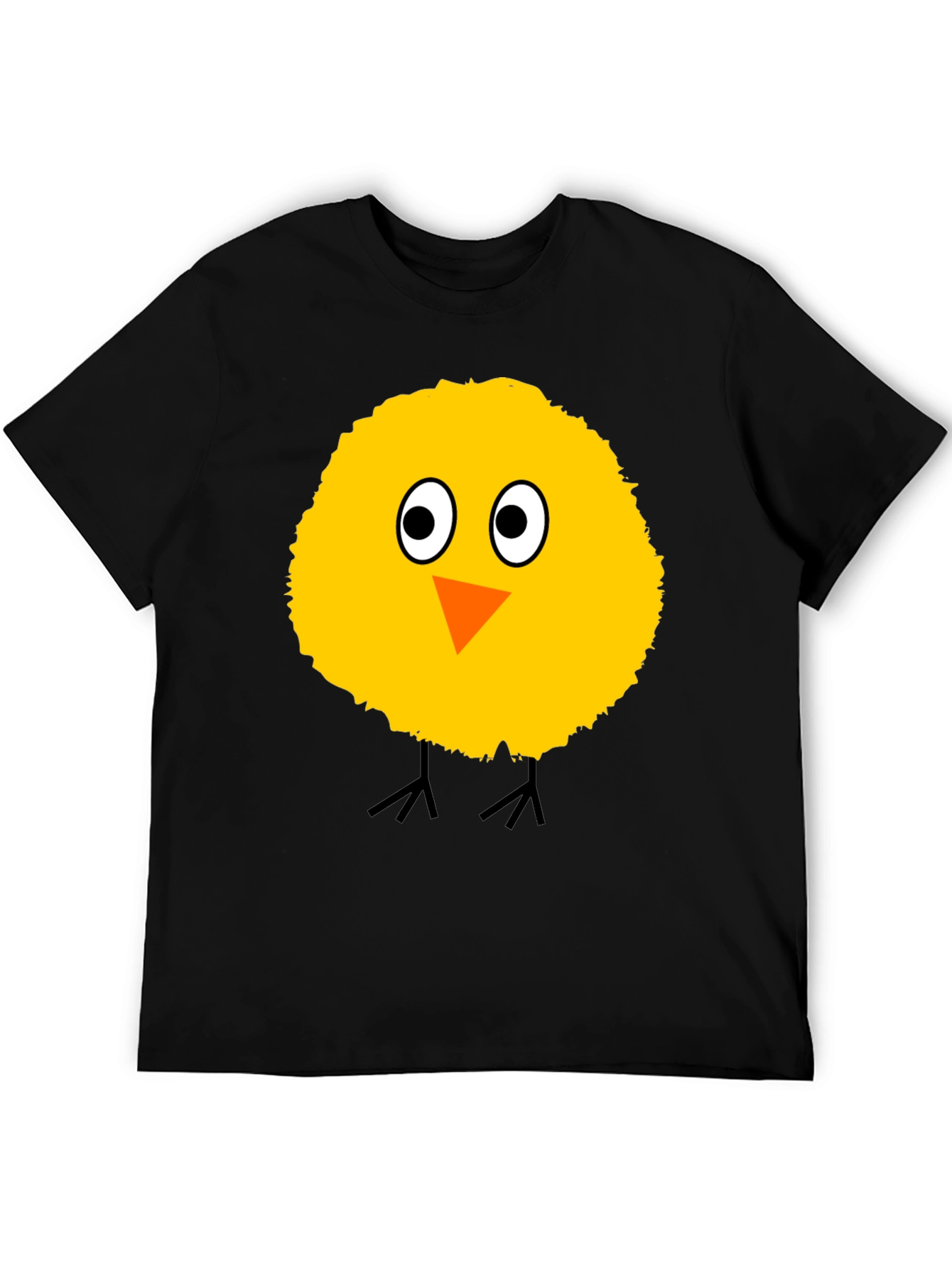 Cute Chick Graphic Tee - Unisex Black T-Shirt