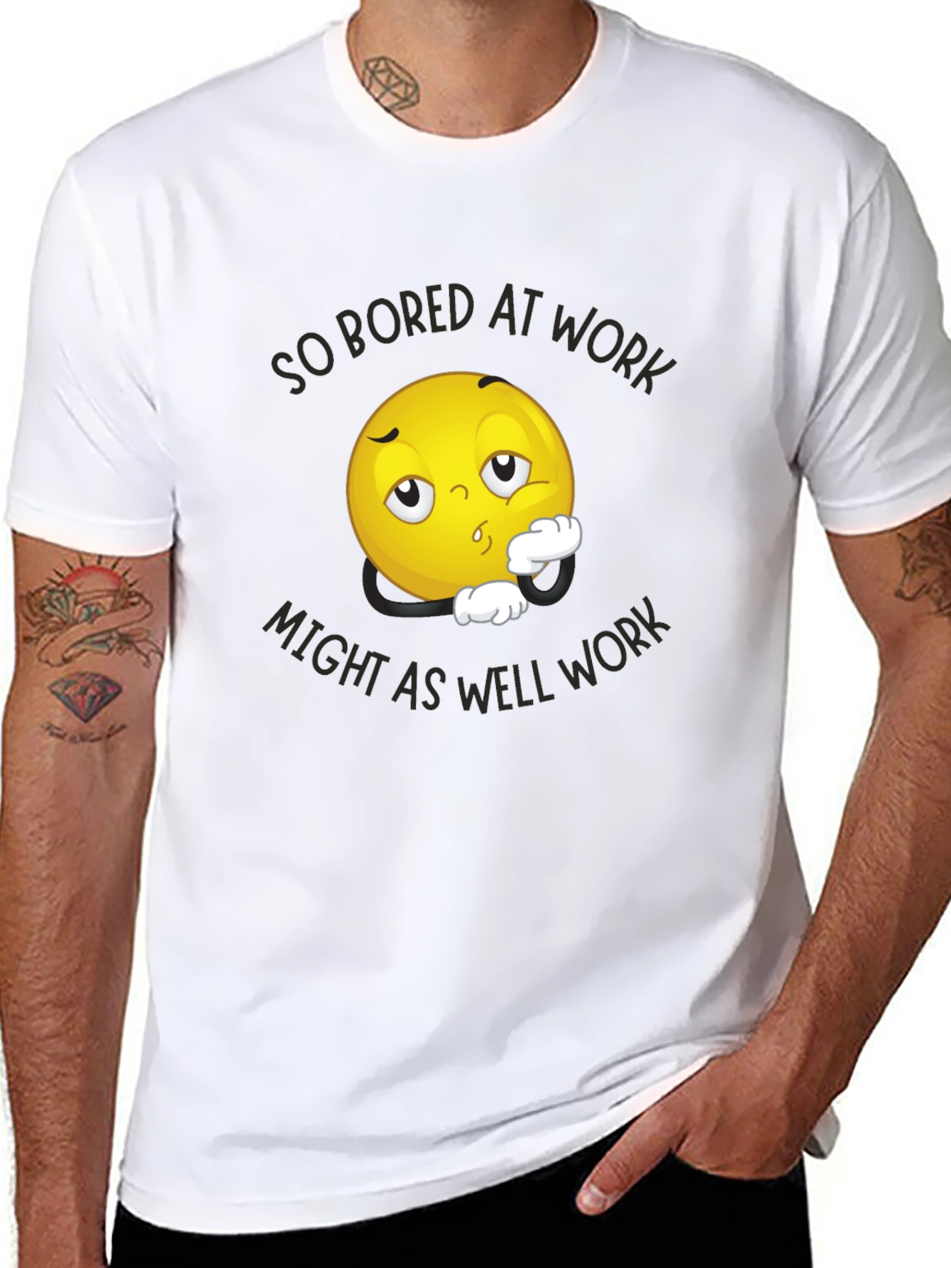 So Bored At Work Graphic Tee