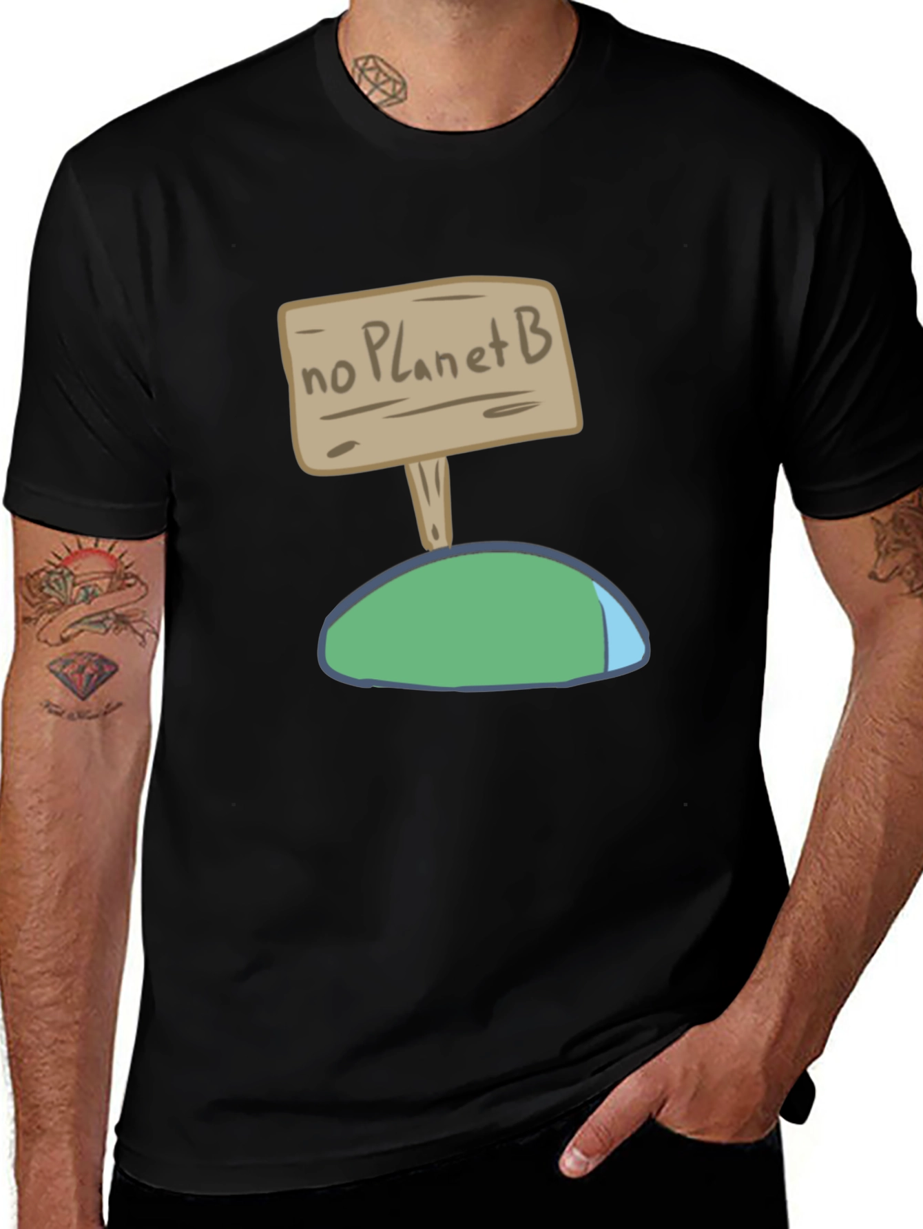 No Planet B Graphic Tee - Eco-Friendly Fashion