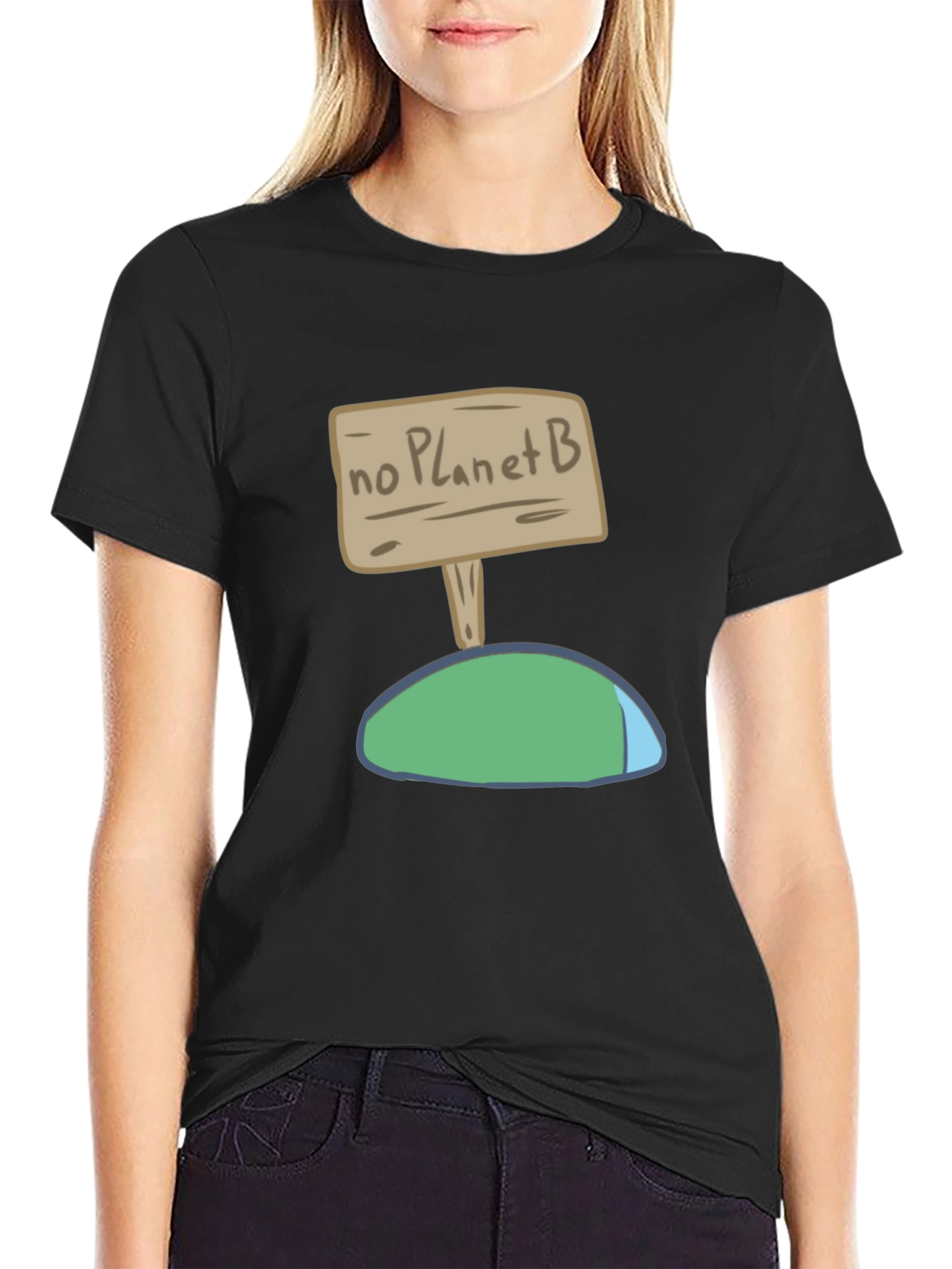 No Planet B Graphic Tee - Eco-Friendly Fashion