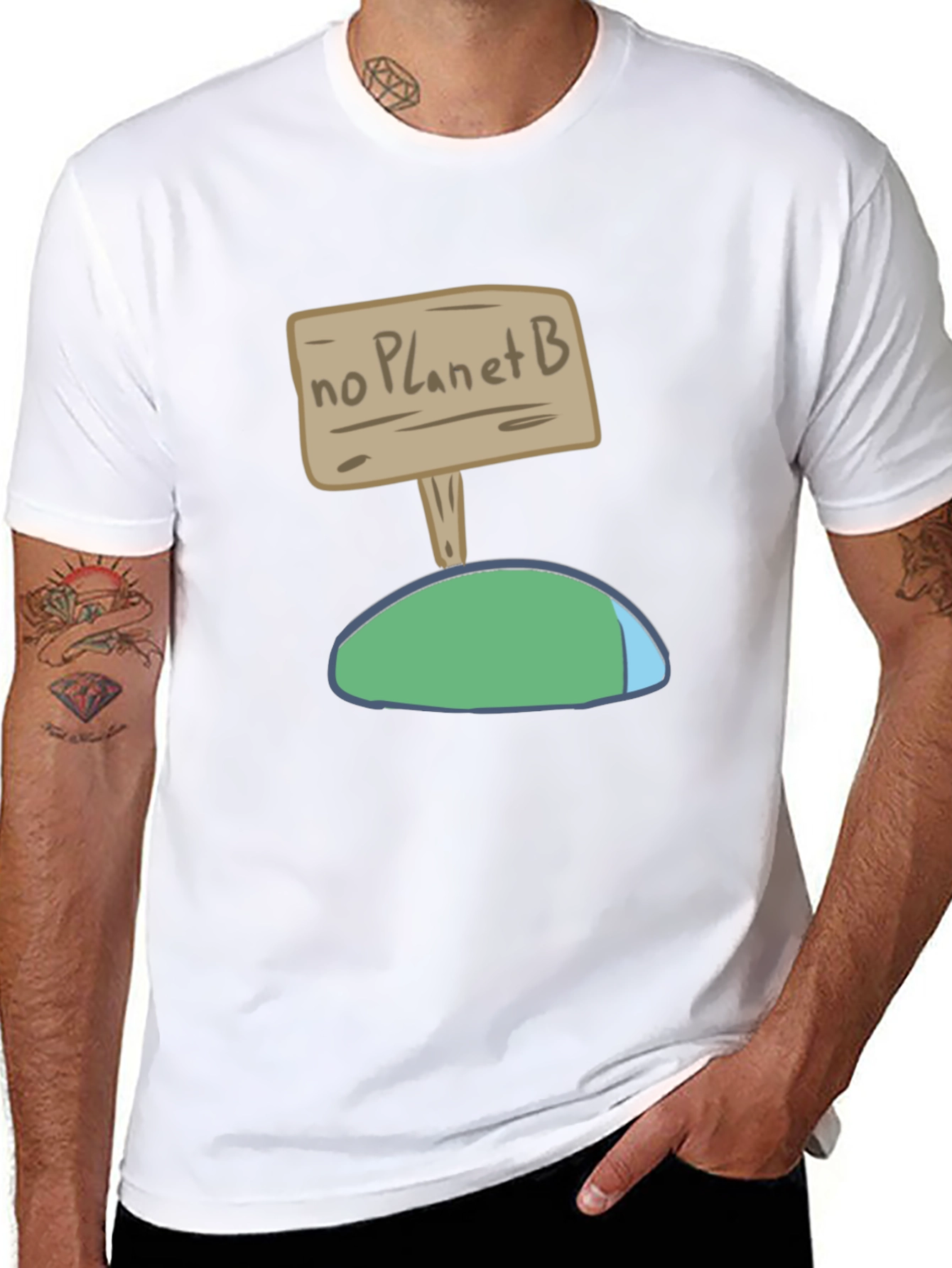 No Planet B Graphic Tee - Eco-Friendly Fashion