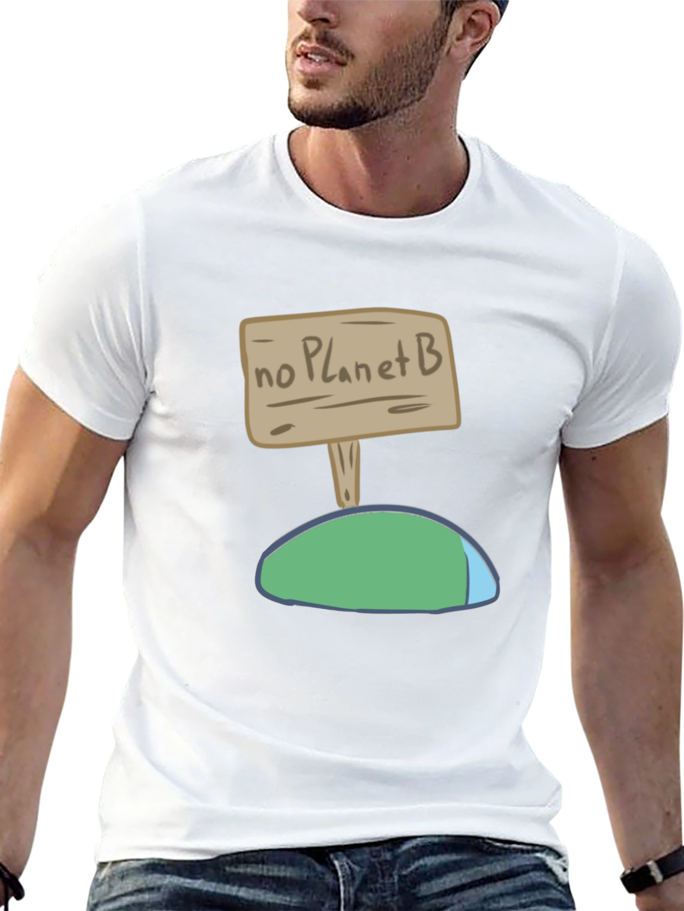 No Planet B Graphic Tee - Eco-Friendly Fashion