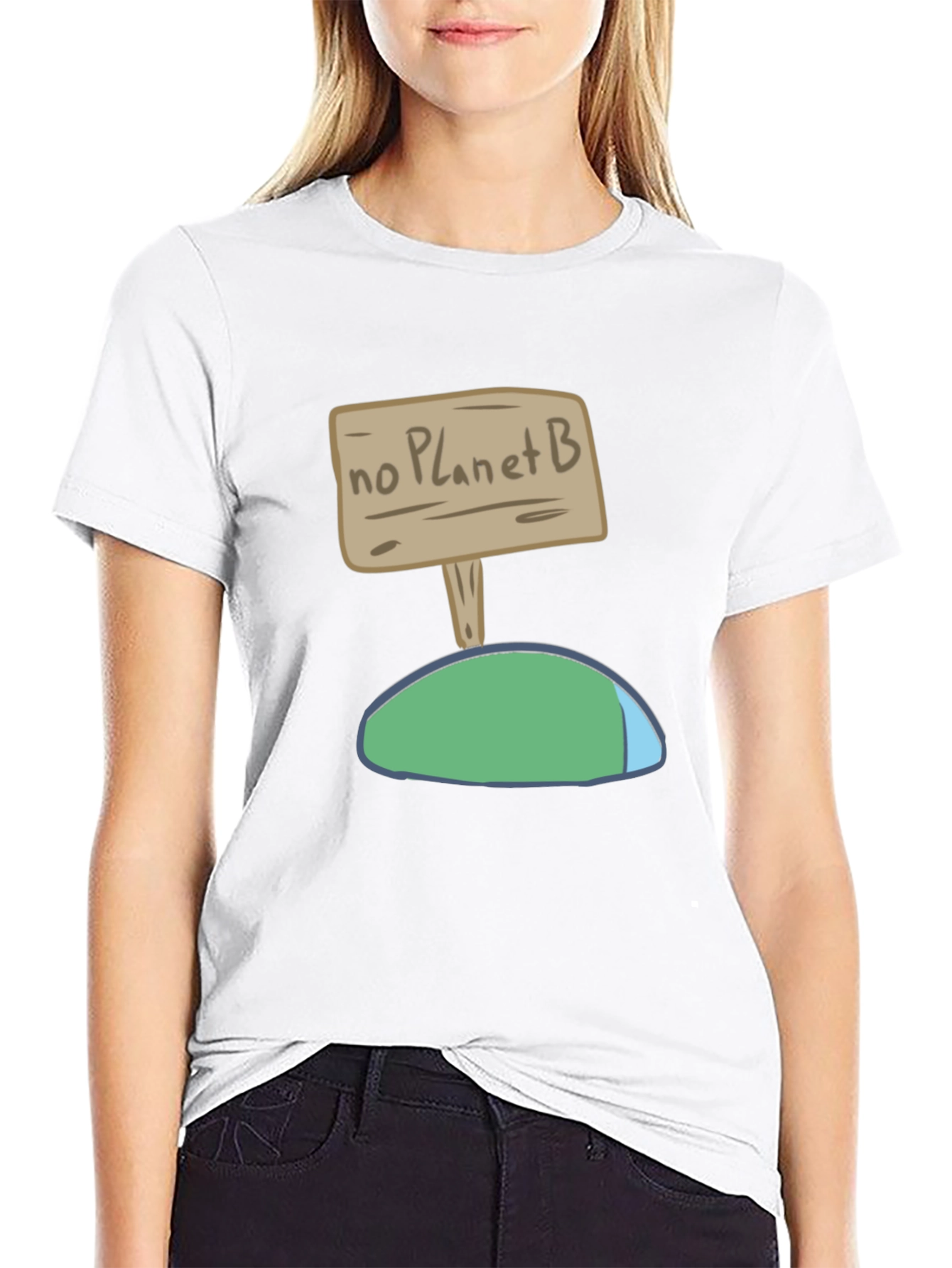 No Planet B Graphic Tee - Eco-Friendly Fashion