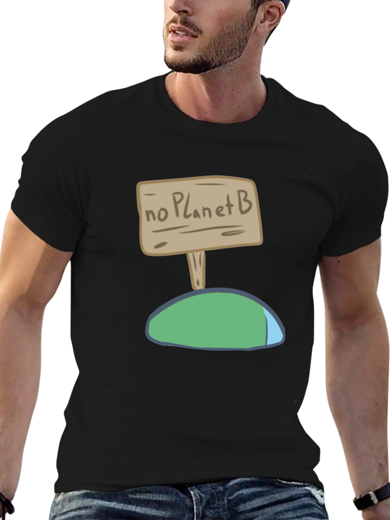 No Planet B Graphic Tee - Eco-Friendly Fashion