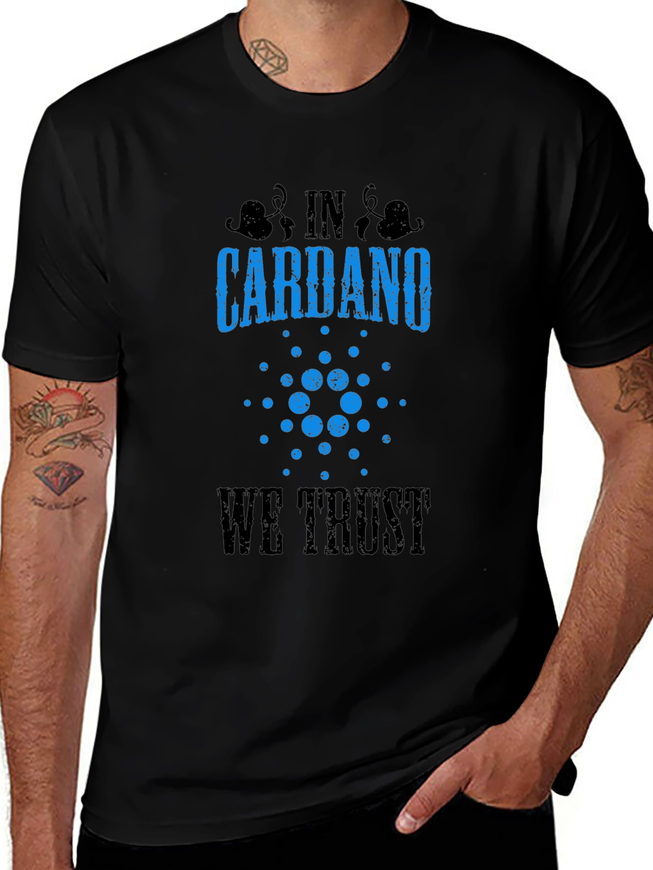 Cardano Cryptocurrency T-Shirt - We Trust
