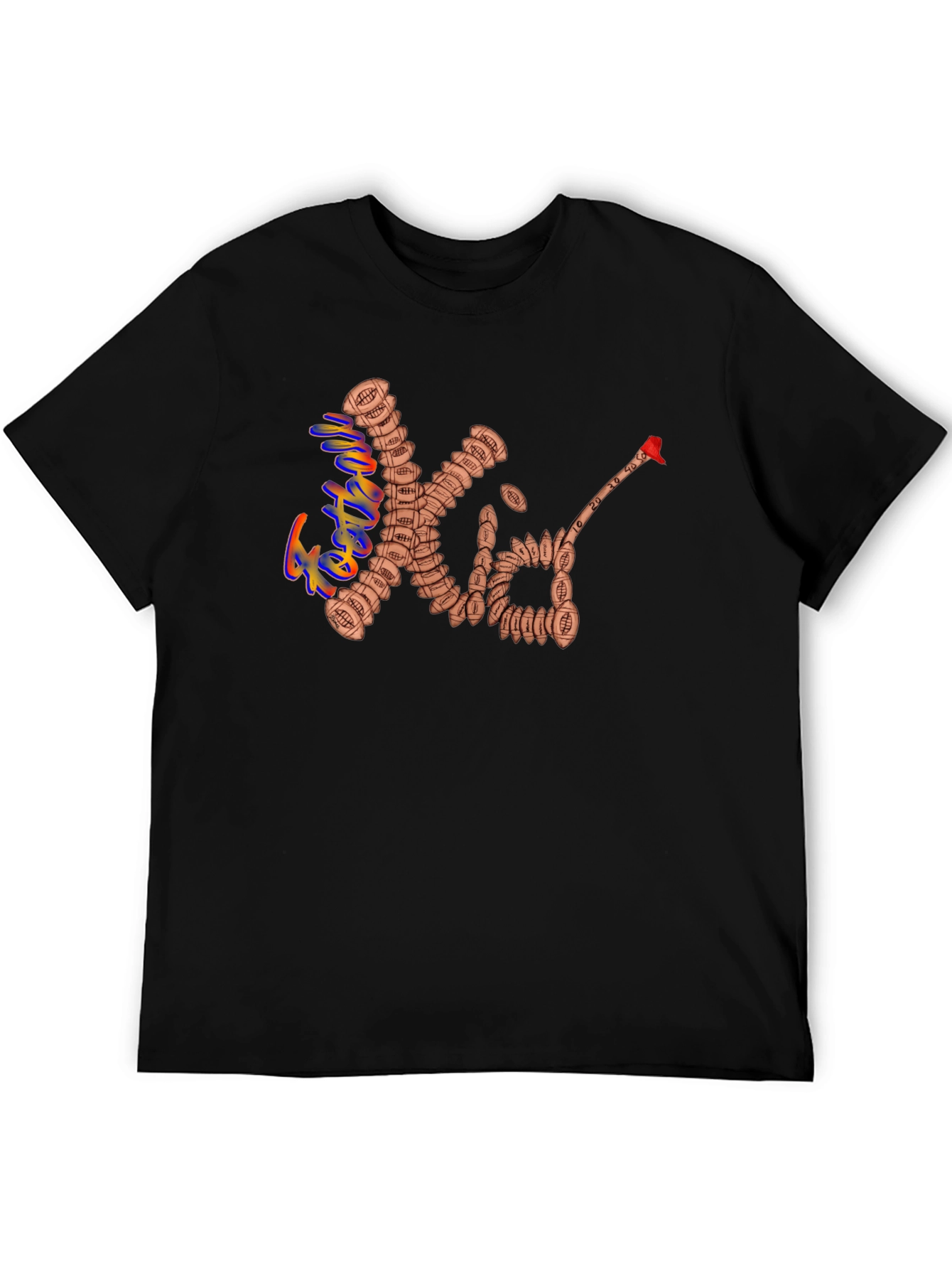 Football XO Black T-Shirt