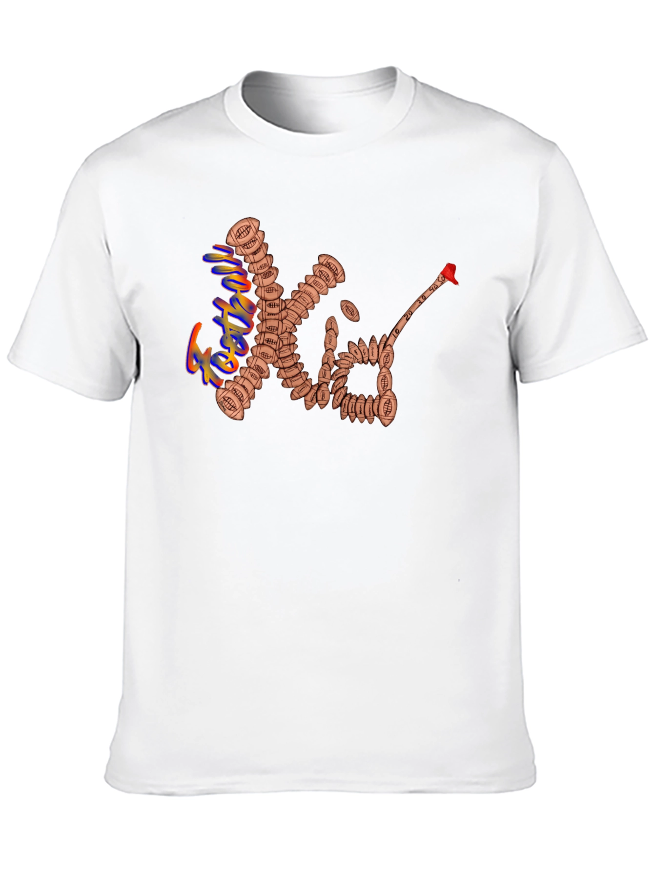 Football XO Black T-Shirt