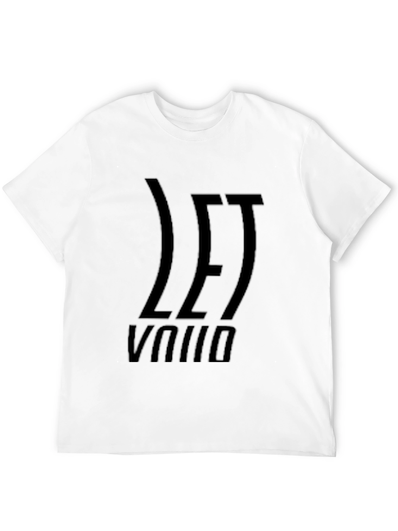 Let Void Black Graphic Tee - Modern Style