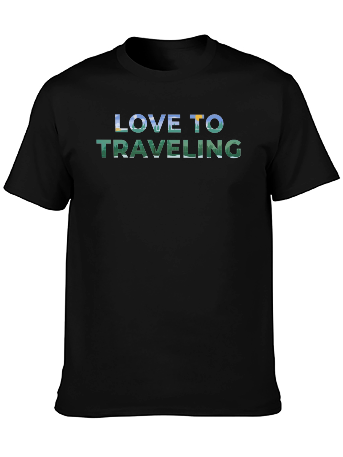 Love to Traveling Graphic T-Shirt