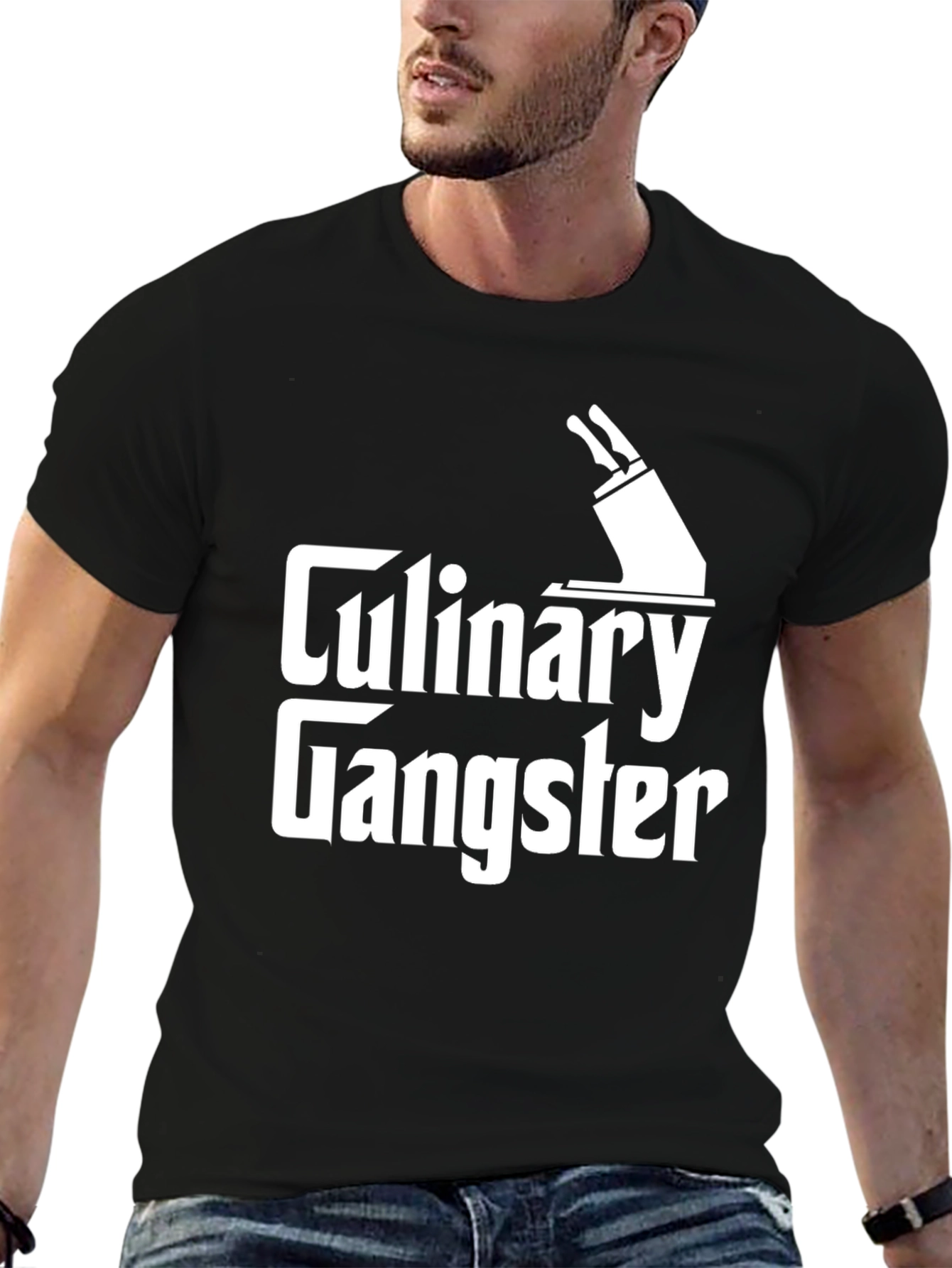 Culinary Gangster Graphic Tee - Black